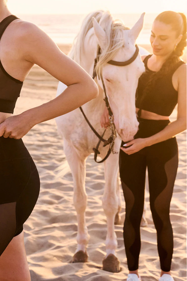High-Waisted Mesh Breeze Top & Legging Set