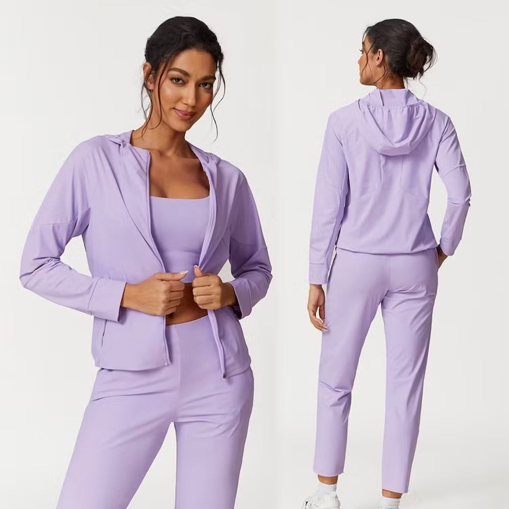 Luxe Motion Hooded Tracksuit Set