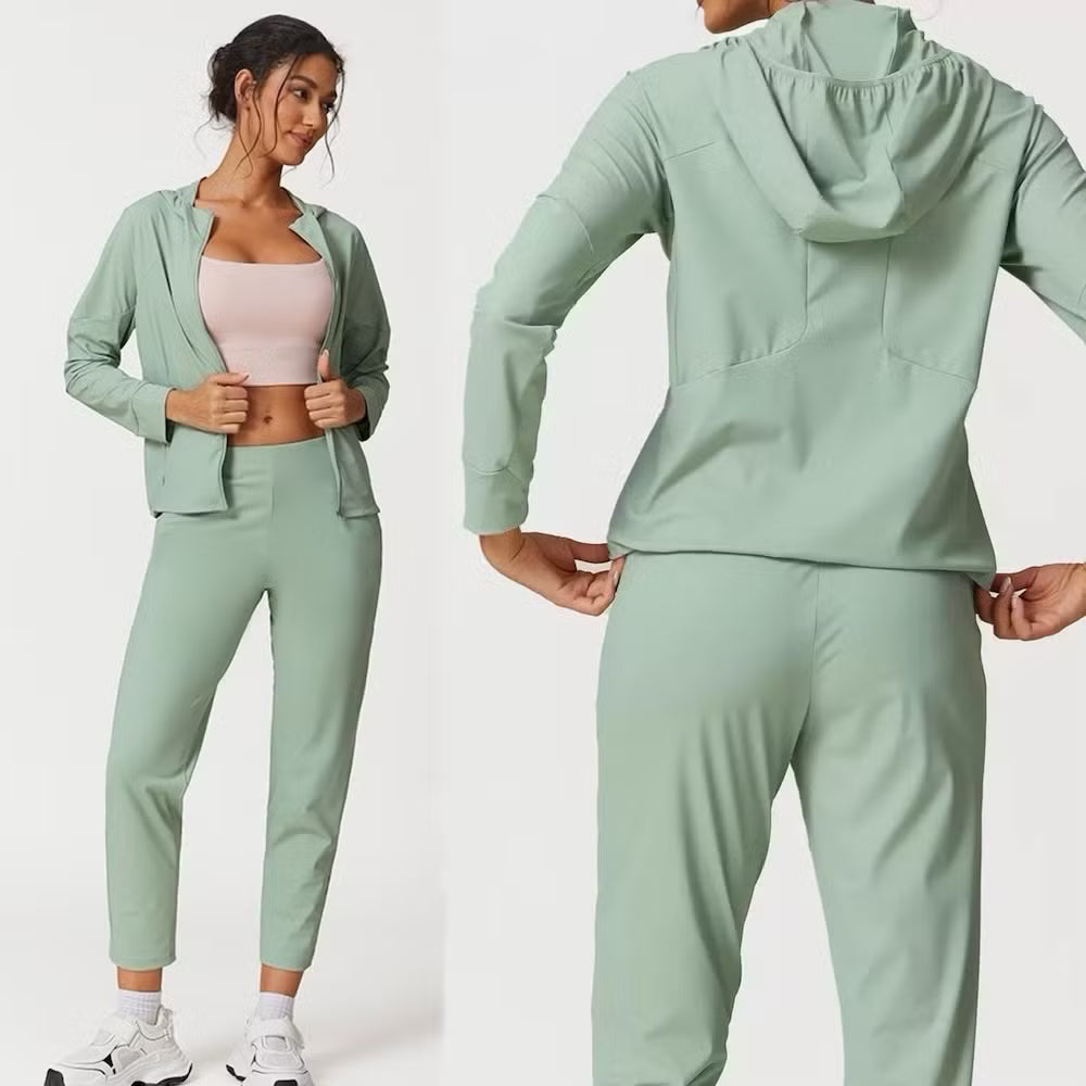 Luxe Motion Hooded Tracksuit Set