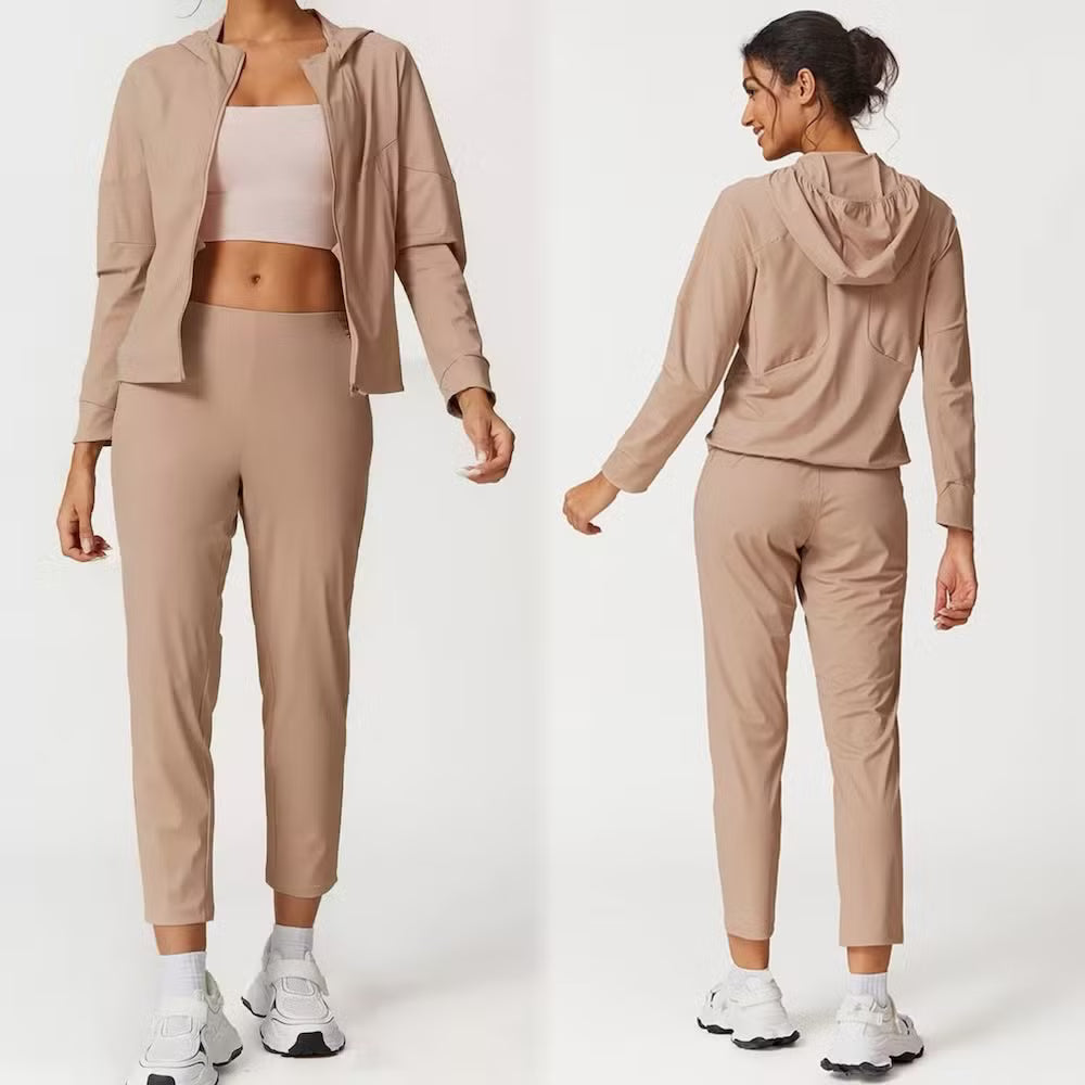 Luxe Motion Hooded Tracksuit Set