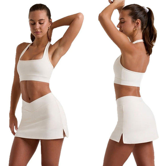 Women Set Skirt and High Support Top Gymwear