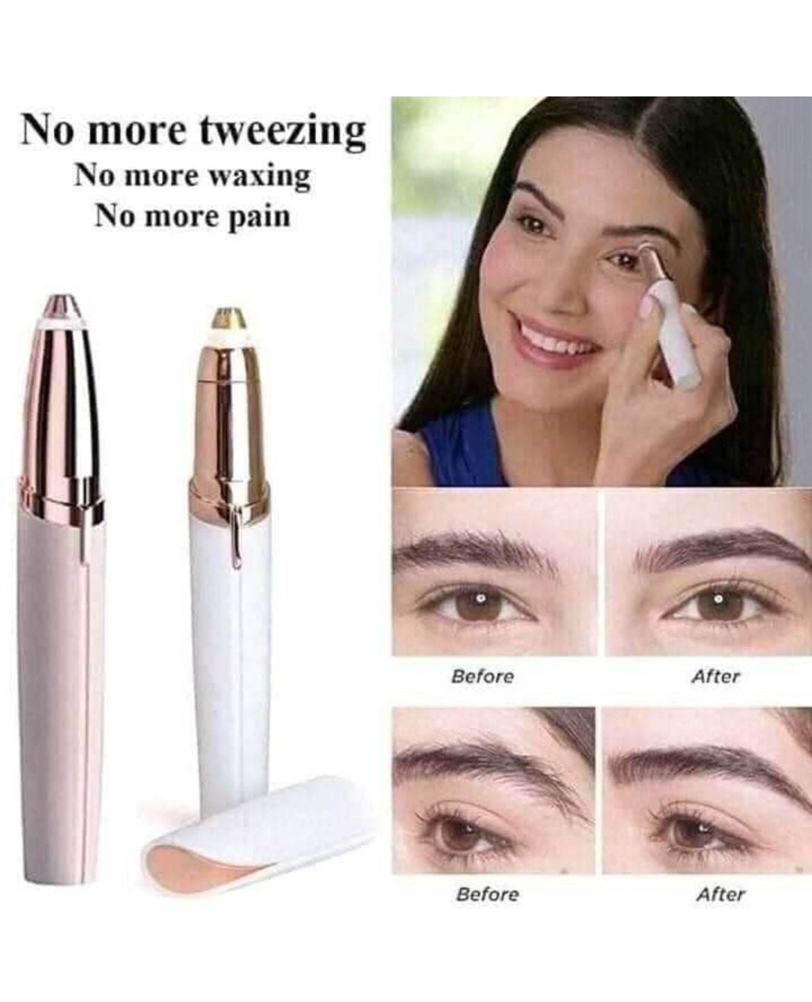 BrowBliss - Rechargeable Eyebrow Trimmer for Women