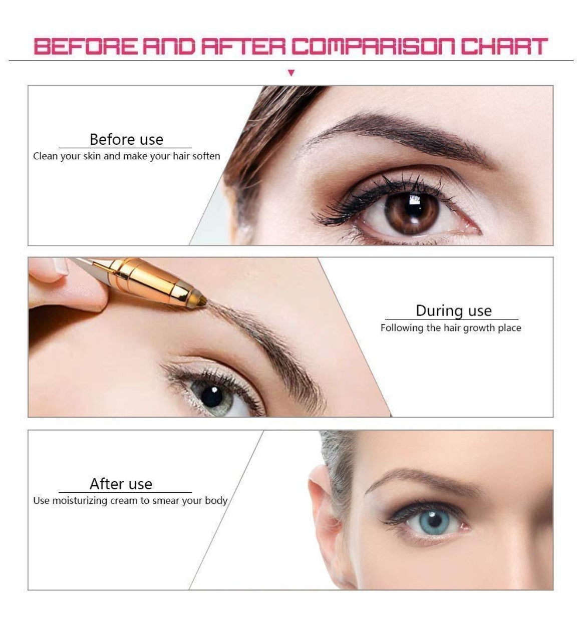 BrowBliss - Rechargeable Eyebrow Trimmer for Women