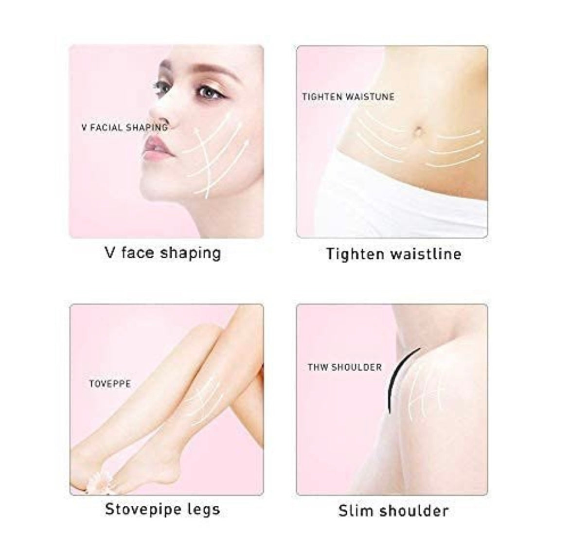 3D Rechargeable Body Sculpting Massager | Deep Tissue Slimming Massage Tool for Arms, Waist, Legs & Back