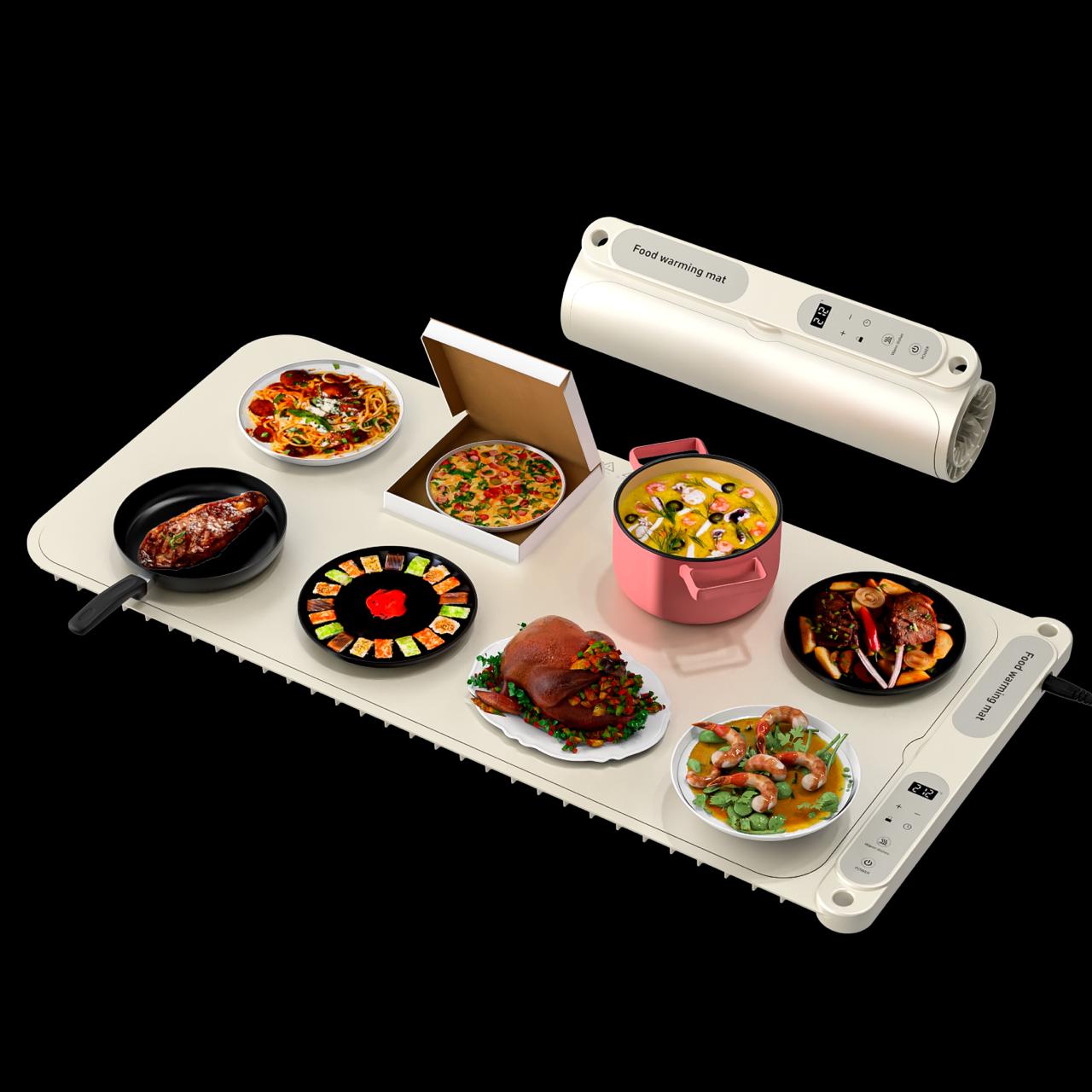 Silicone Food Warming Mat – Electric Buffet & Tabletop Food Warmer