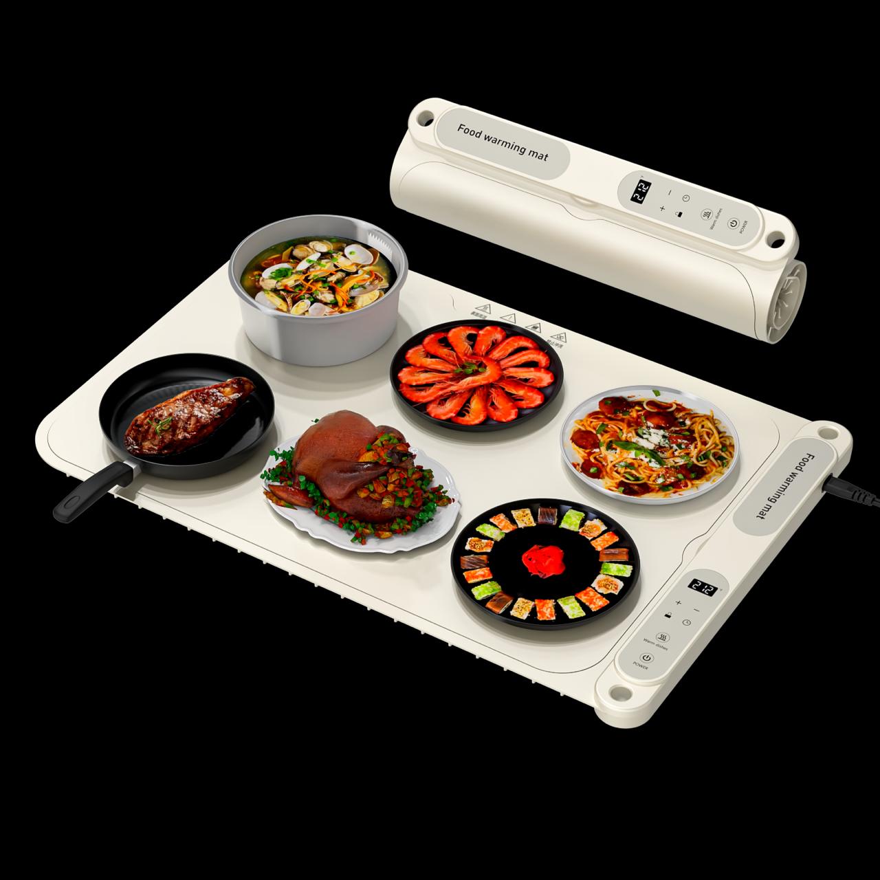 Silicone Food Warming Mat – Electric Buffet & Tabletop Food Warmer