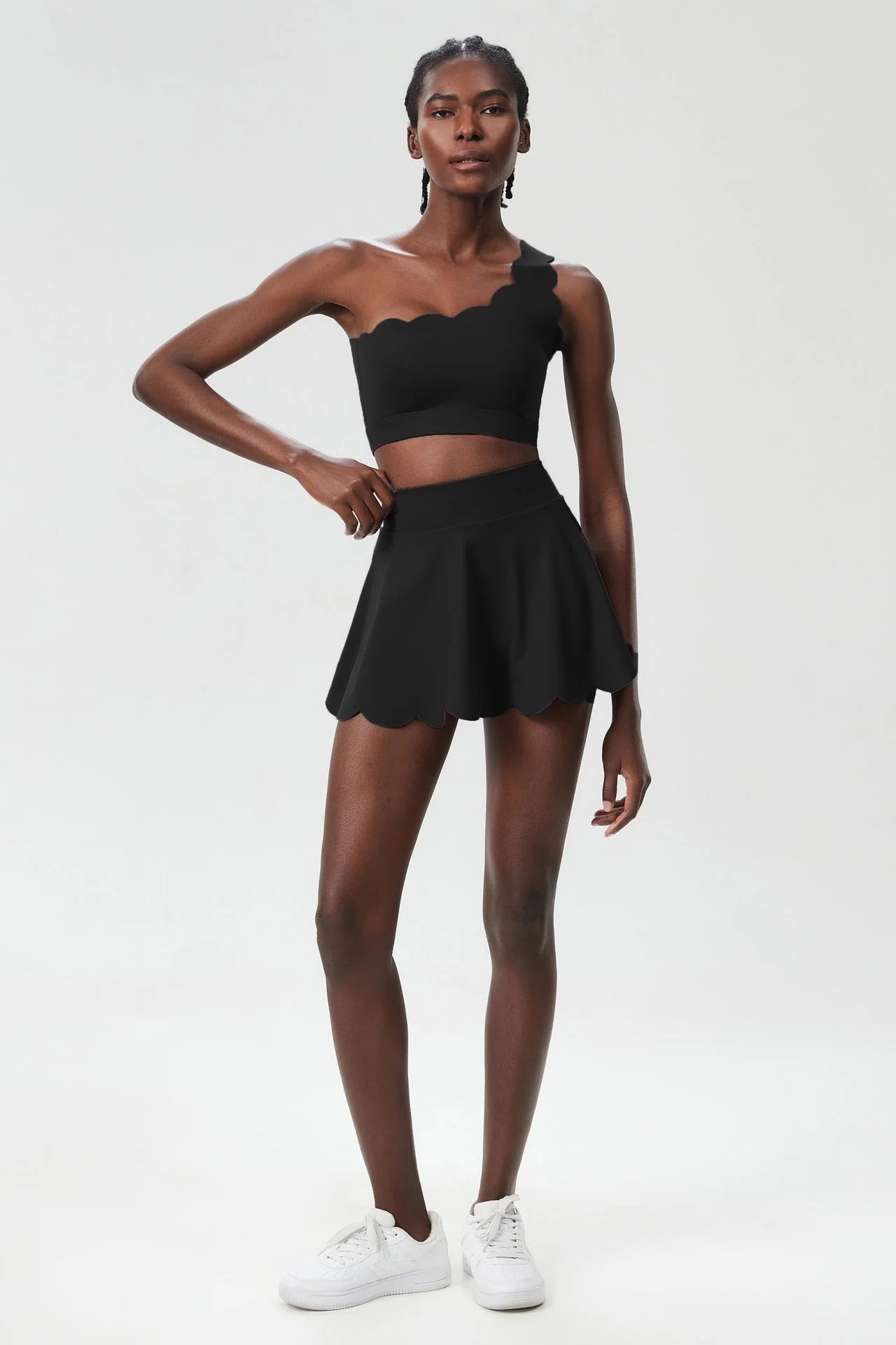 Women Quick Drying Sports Yoga Workout Clothes Two Piece Set