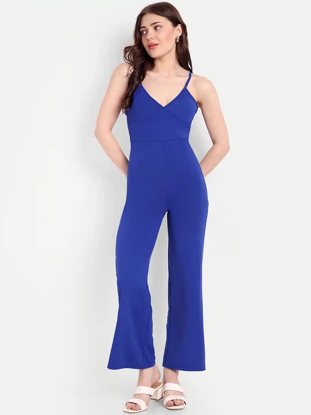 V-Neck Flare Yoga Bodysuit