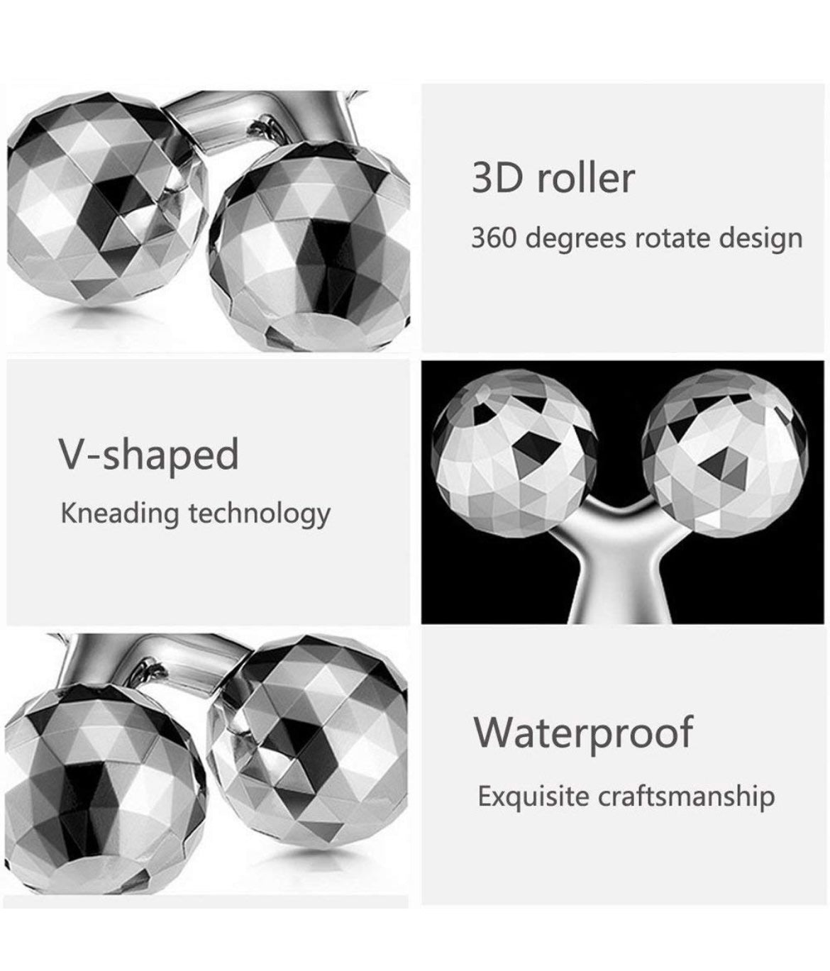 3D Rechargeable Body Sculpting Massager | Deep Tissue Slimming Massage Tool for Arms, Waist, Legs & Back