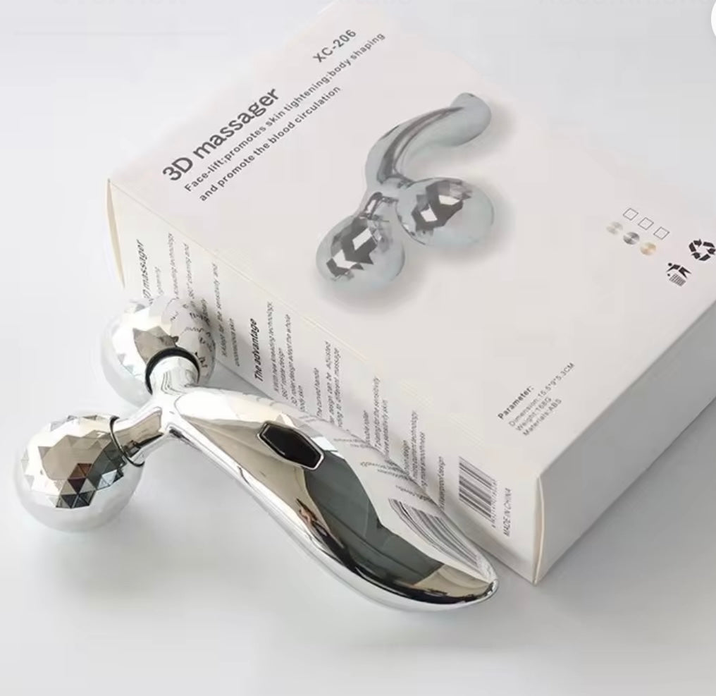 3D Rechargeable Body Sculpting Massager | Deep Tissue Slimming Massage Tool for Arms, Waist, Legs & Back