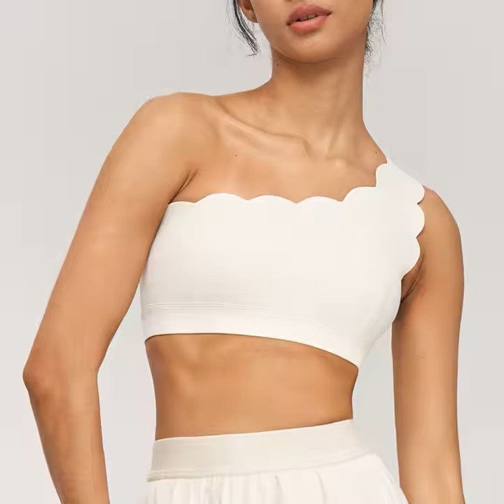 Pure Vanilla Dynamic One Shoulder Sports Set