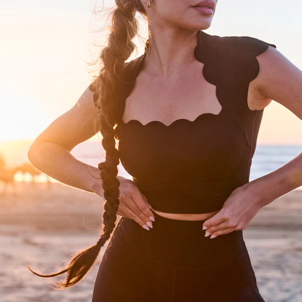 Rise Above Scallop Bra & Leggings